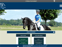 Tablet Screenshot of bluehorscare.com